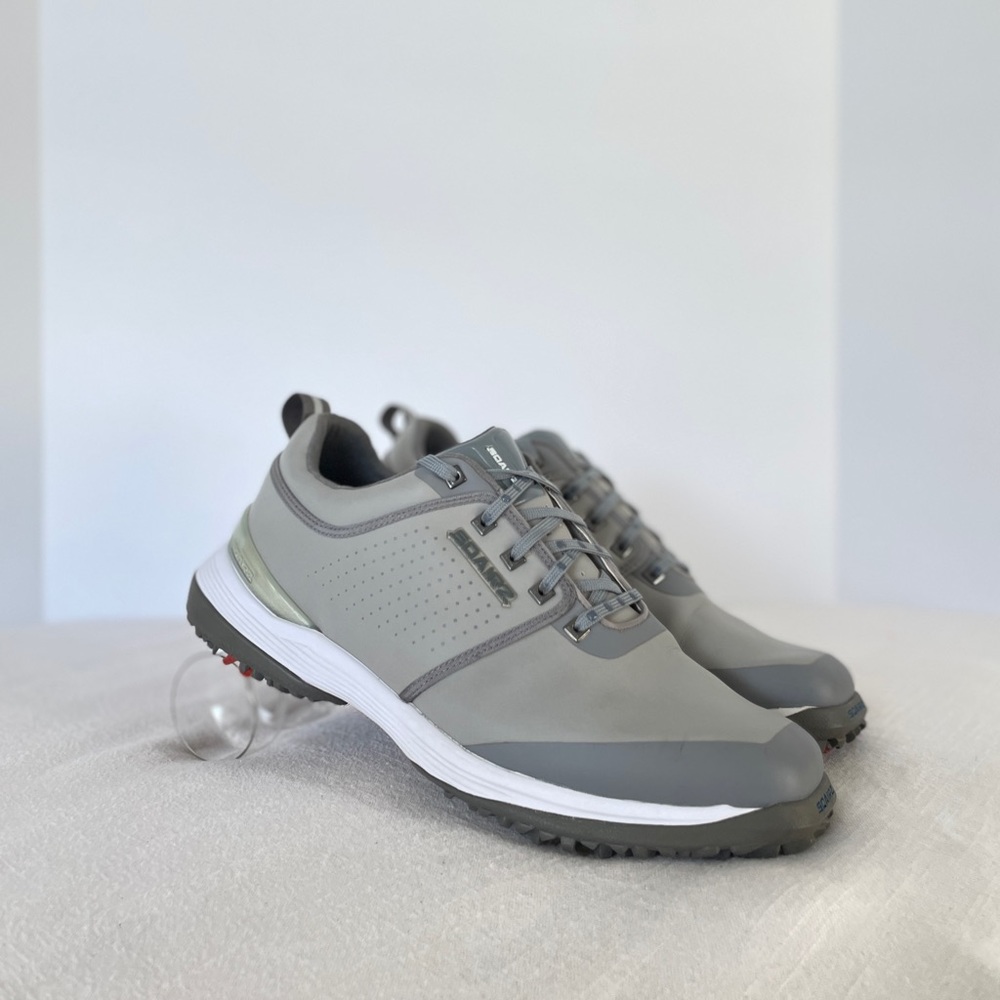 SQAIRZ Arrow Golf Shoes Square Toe Spikes Gray Size US 11